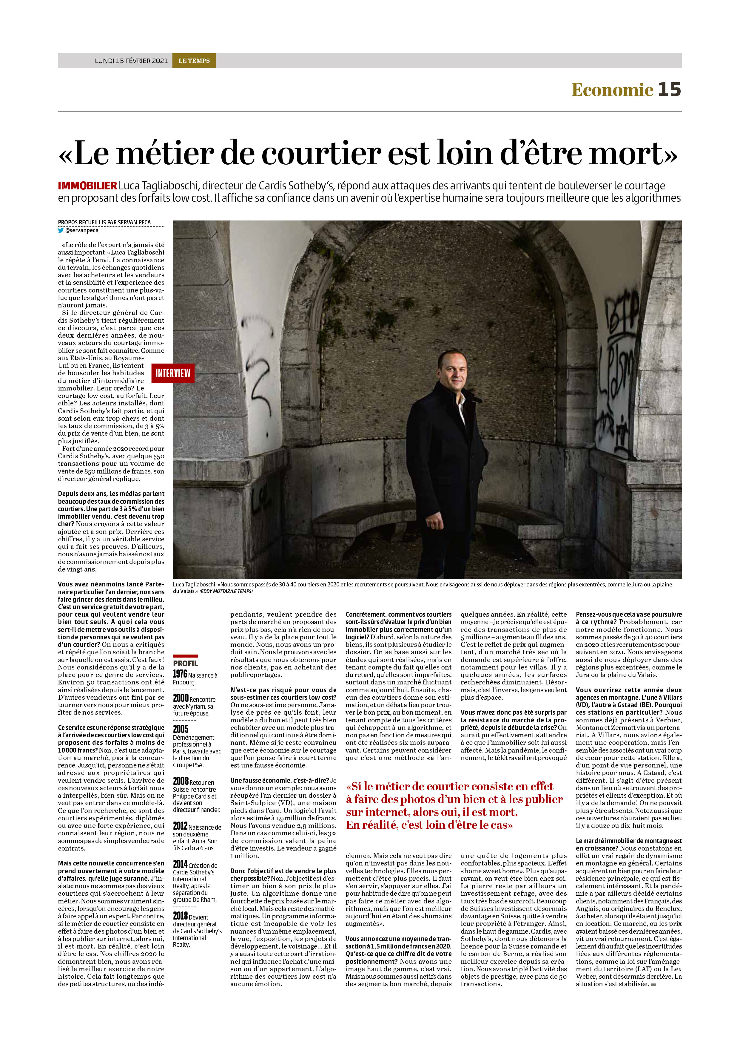 Interview Luca Tagliaboschi